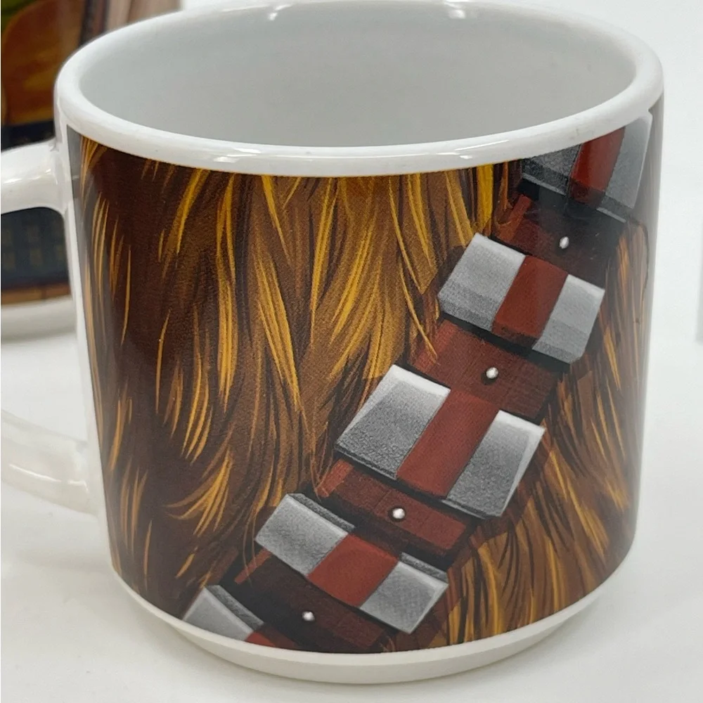 Star Wars Vandor‎ Ceramic Mugs Chewbacca, R2-D2, Yoda & Darth Vader Set of 4